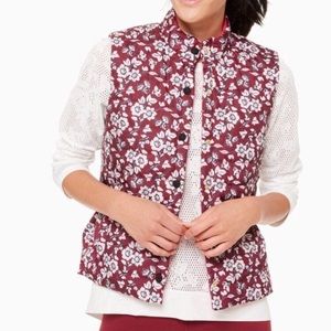 Kate spade reversible quilted vest so foxy